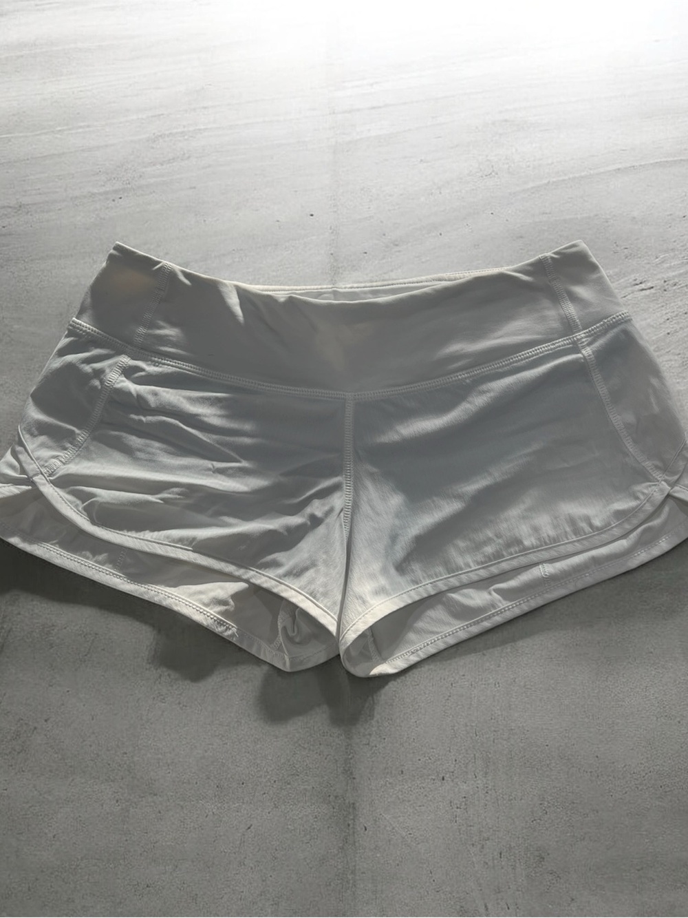 lululemon athletica White Women's Athletic Shorts with Side Pockets